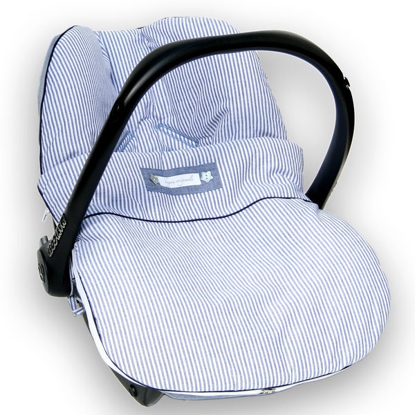 Cover for maxi cosi baby car seat & zipped-on blanket