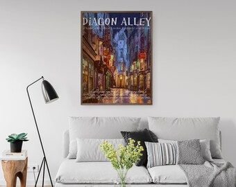 Magical Highstreet Travel Poster