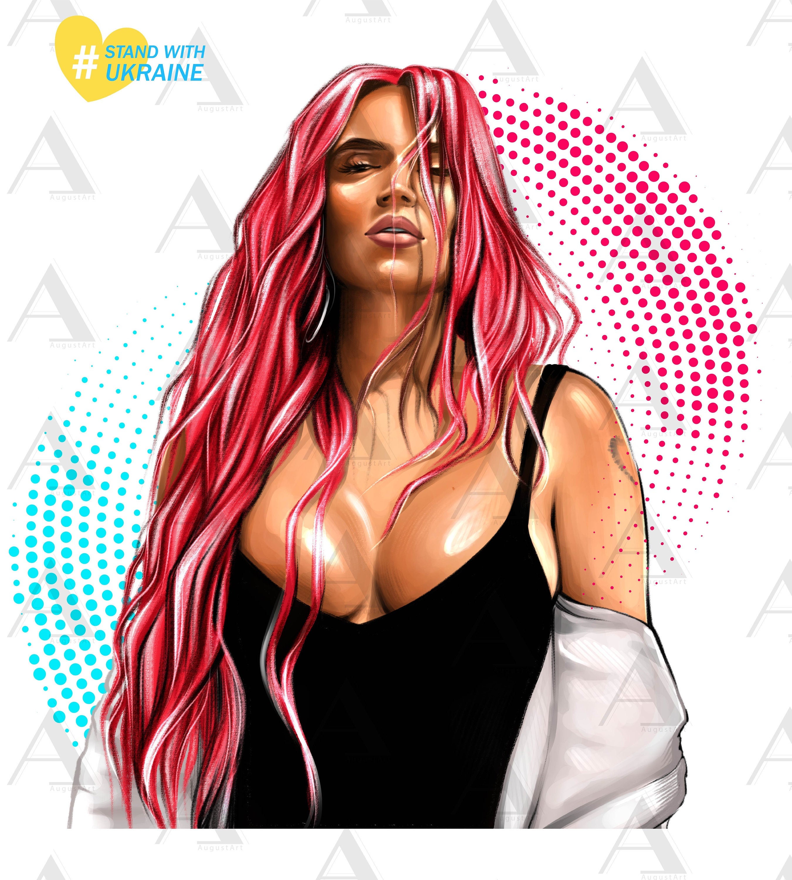 Karol G Gatubela PNG No Background 2022 Swimsuit With a Red Etsy UK