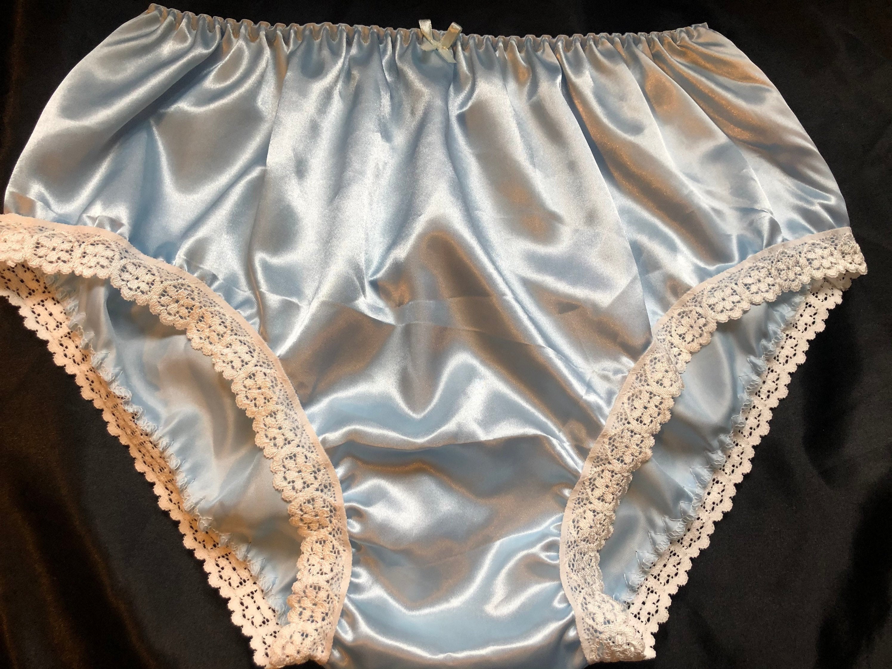 Beautiful Satin Panties With Laces Around Legs All Sizes Etsy UK