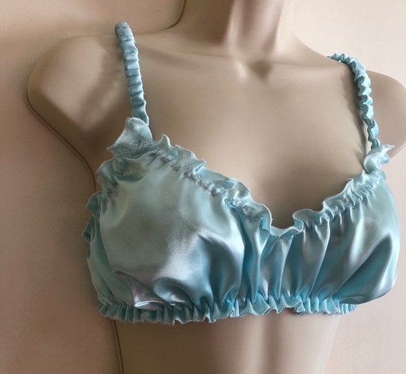 Baby Blue Bra for Men, Feminine Chest 4246 