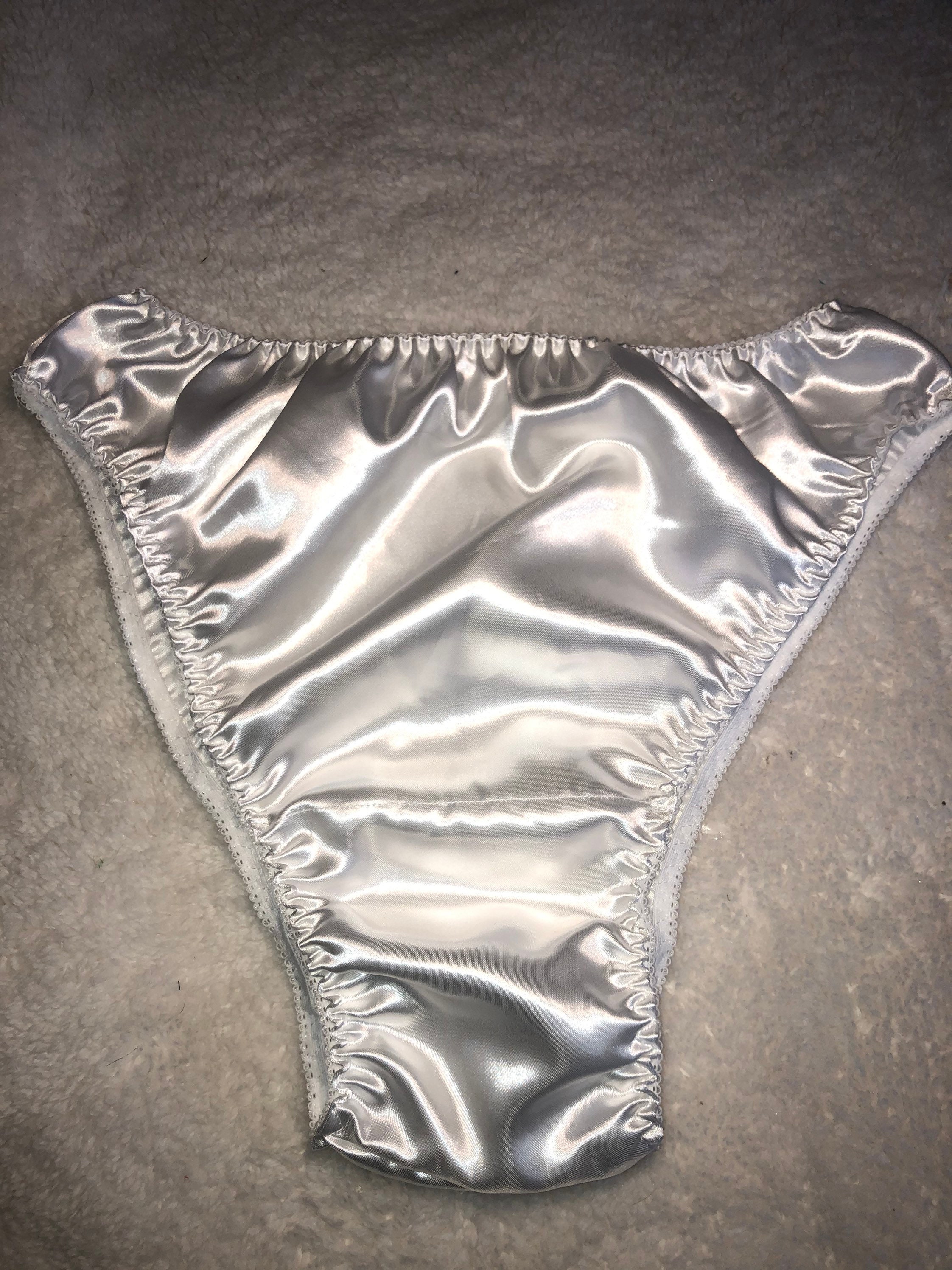 High Waist and High Legs Satin Panties Mens All Sizes Etsy