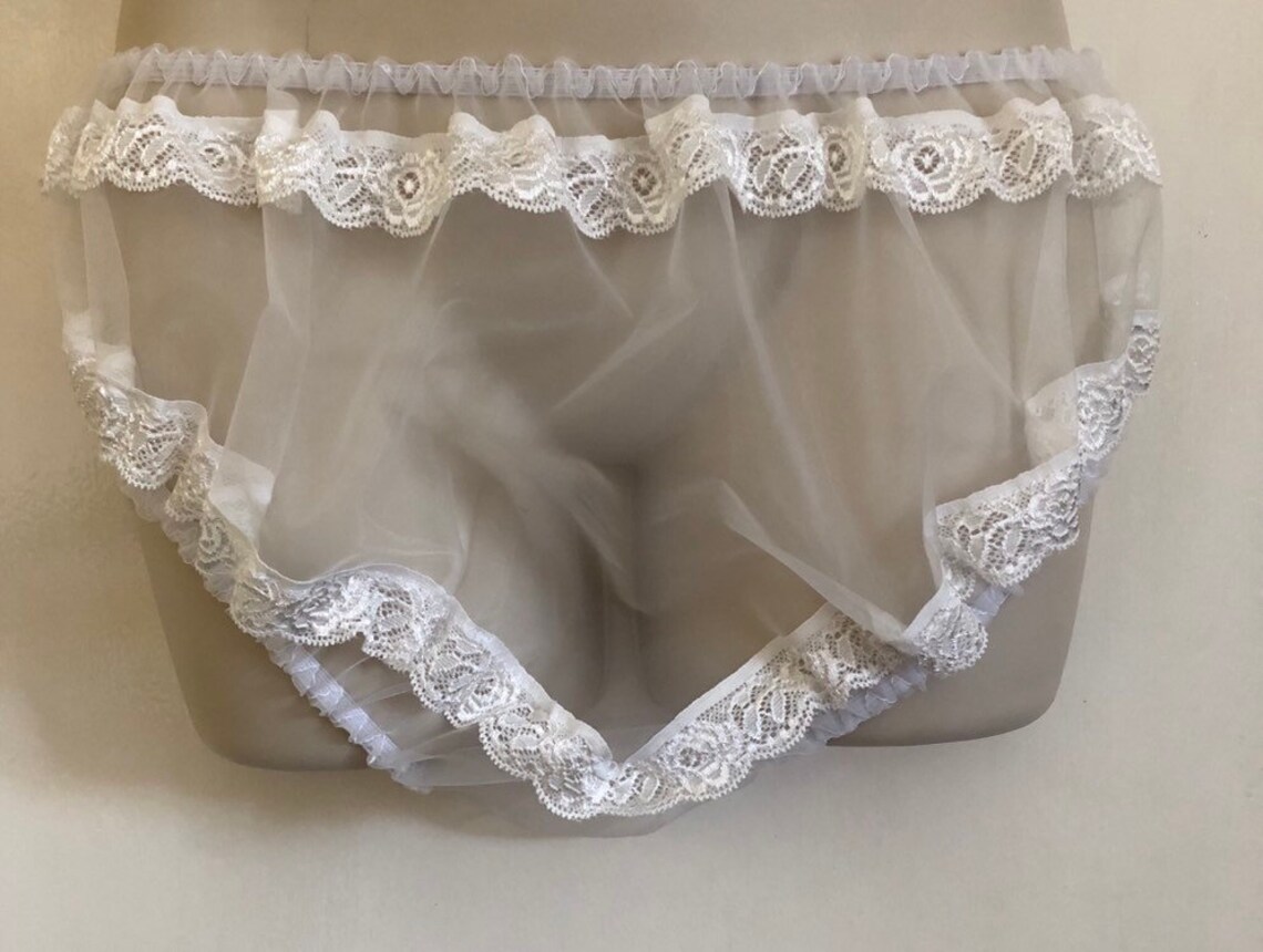 Beautiful See-through Ivory Organza Panties Waist 40. | Etsy