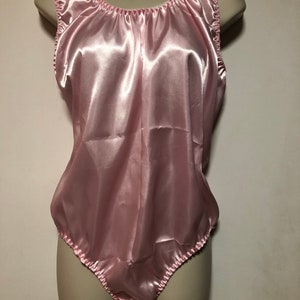 Satin teddy romper, all in one  all sizes available
