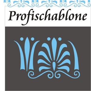 Antike XL 20cm hoch Wandschablone, Malerschablone, Schablone, Stupfschablone, Wandfries, Dekorfries, Schablonenfries, Wanddekor Bild 2