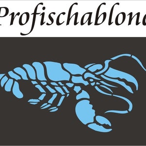 Stencil, decor stencil, painter stencils, wall decor, wall stencils, stencil - Lobster