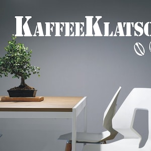 KaffeeKlatsch XXL - wall stencil for decorating, kitchen motif, stencil, painter's stencil, decor stencil, design stencil, kitchen decoration