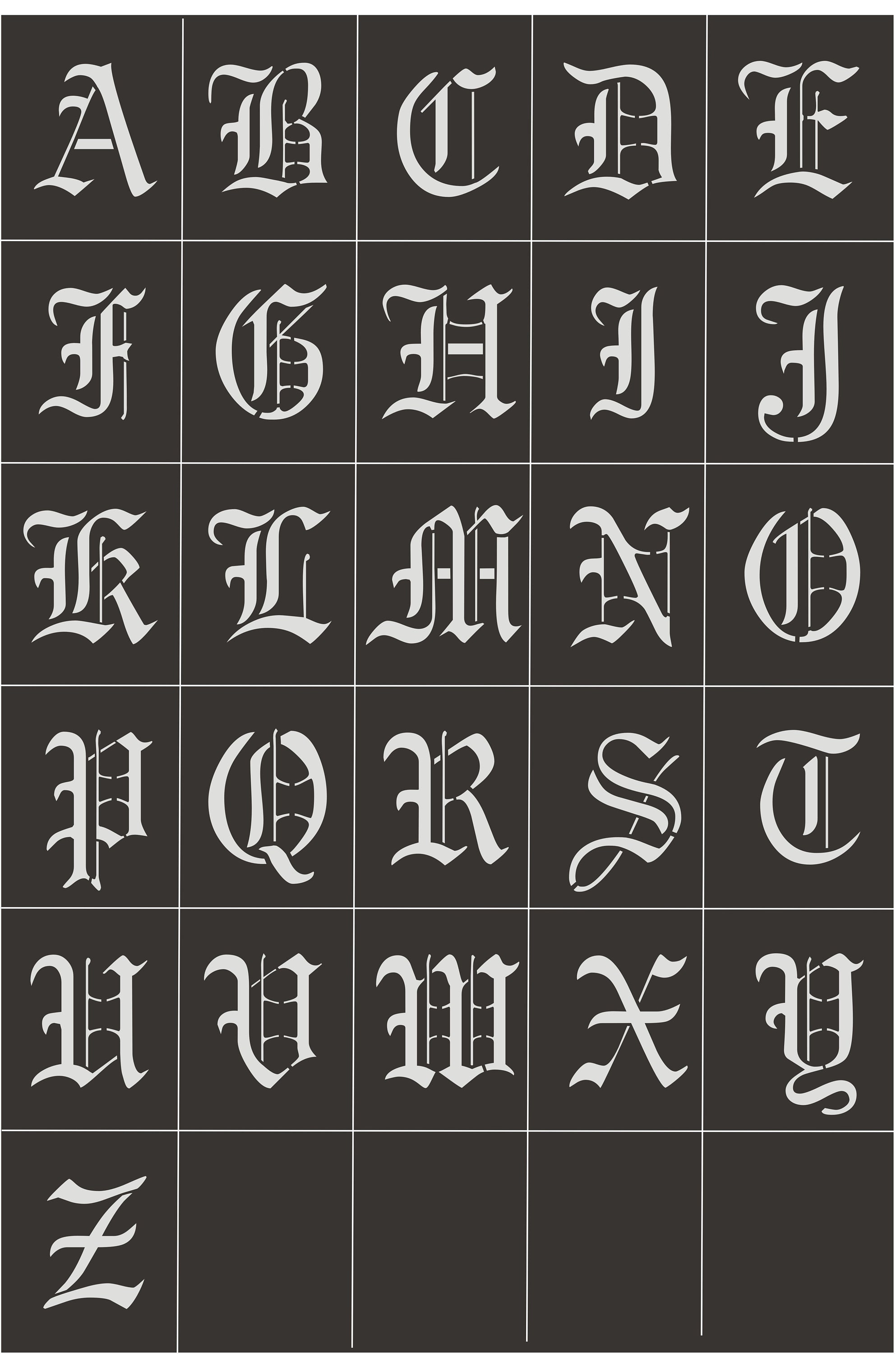 43 Stencil Alfabeto E Numeri Riutilizzabili - Per Pittura E Fai Da Te! - Foto 2