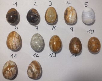 12 pieces of decorative onyx marble eggs to choose from (stone eggs, marble eggs, decorative eggs, Easter eggs)