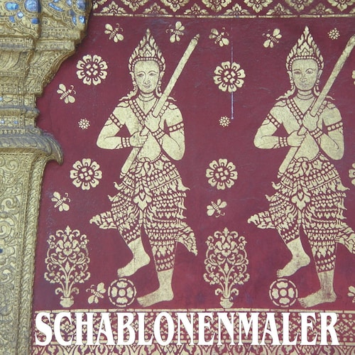 Stupfschablone / Malerschablone Bambus XXXL  Wiederverwendbare  Wandschablone Fr Asiatische Motive Schablonen Fr Wand
