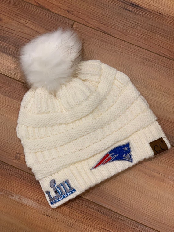 patriots super bowl winter hat