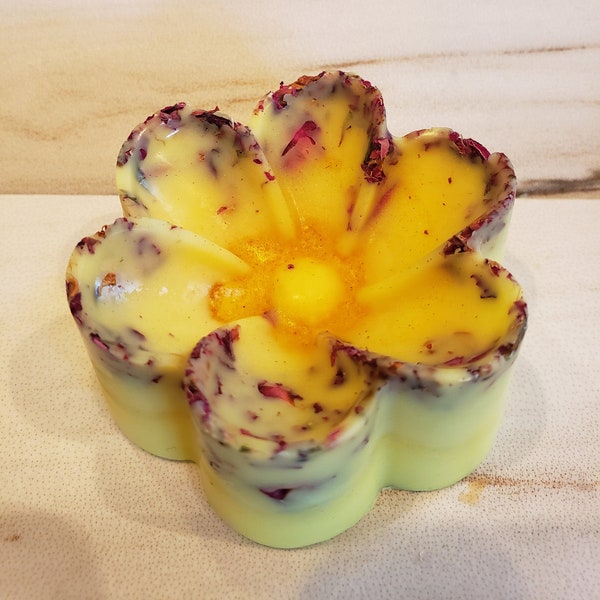 Flower Lotion Bars with Rose Petals (Willow & Ivy)