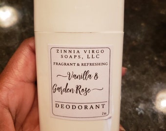Vanilla Bean & Garden Rose Deodorant