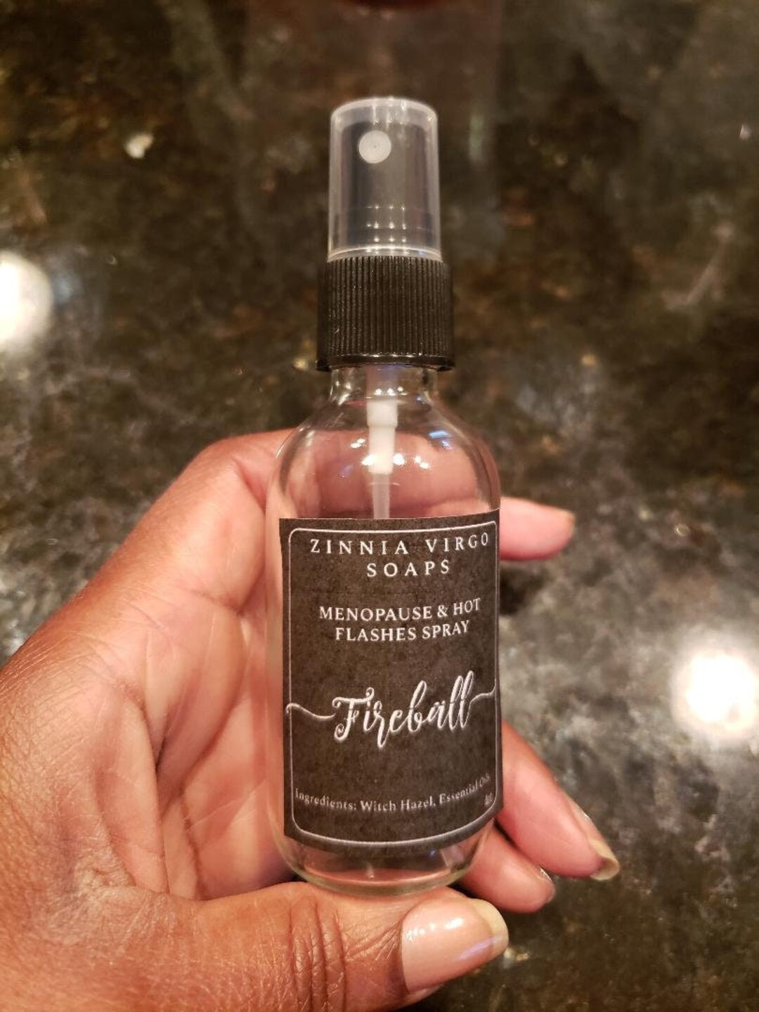 Fireball menopause and Hot Flash Spray Etsy