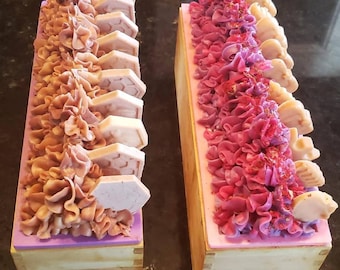 Custom Loaf of Soap--Your Scent, Your Colors, Made to Order, 10 Bars per loaf