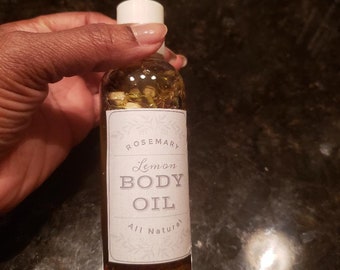 Rosemary Lemon Herbal Body Oil