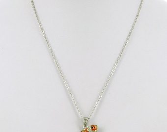 Clown Fish Stoned Charm Necklace