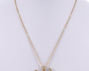 Goat Stone Charm Necklace