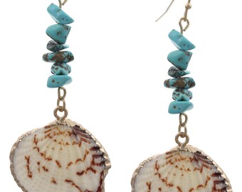 Shell cheap stone Dangle Earring