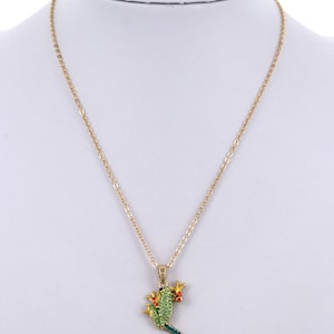 Frog Stoned charm Necklace