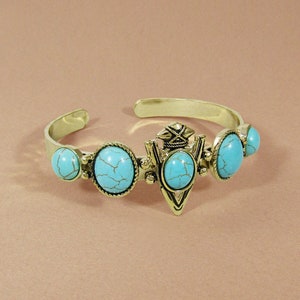 Turquoise Arrow Head Antique Cuff Bracelet