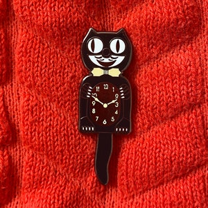 Kit Cat Clock Pin