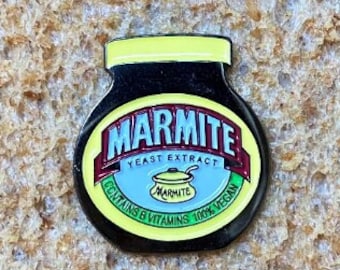 Spilla smaltata Marmite