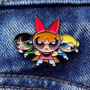 Emaille pin Powerpuff Girls