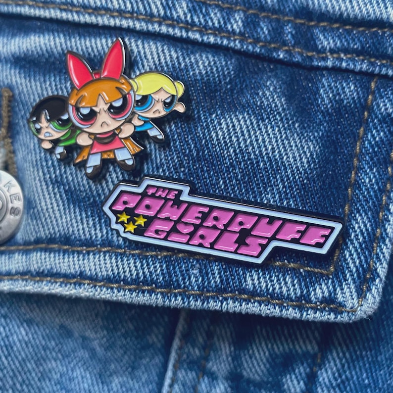 Powerpuff Girls Logo Enamel Pin - Etsy
