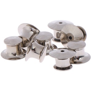 Secure locking pin backs x 5