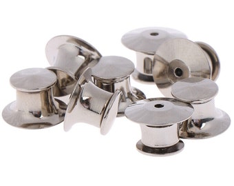 Secure locking pin backs x 5