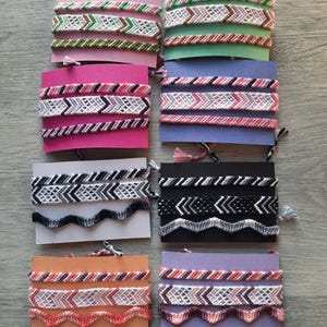 Brazilian friendship bracelet. Set of several matching bracelets for you and your friend.