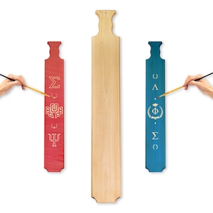 Officiële vierkante Griekse paddle 84&quot; (7 ft) voor broederschap of studentenvereniging