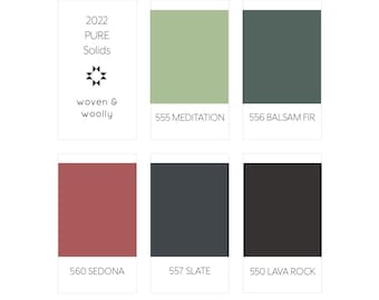 October 2022 Art Gallery PURE Solids Color Chip Expansion Pack