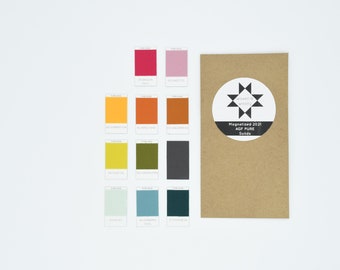 January 2021 Art Gallery PURE Solids Color Chip Expansion Pack