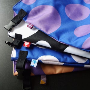 Wetbag blau-lila, A4, wasserabweisend, auch Nasstasche, Schwimmbad-Beutel, Tasche für Wechselwäsche, Kita-Beutel, Wet Bag ca. 20x30 cm Bild 10