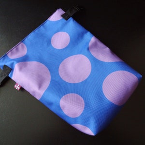 Wetbag blau-lila, A4, wasserabweisend, auch Nasstasche, Schwimmbad-Beutel, Tasche für Wechselwäsche, Kita-Beutel, Wet Bag ca. 20x30 cm Bild 6