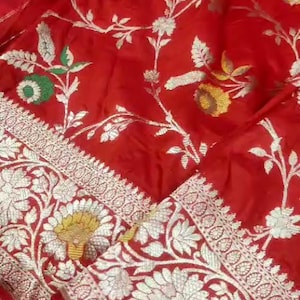 Traditional Banarasi Pure Silk Handloom Saree | Fair Trade | Ethically Sourced Bridal, Wedding & Party Wear | LIMITED STOCK – Buy Now!