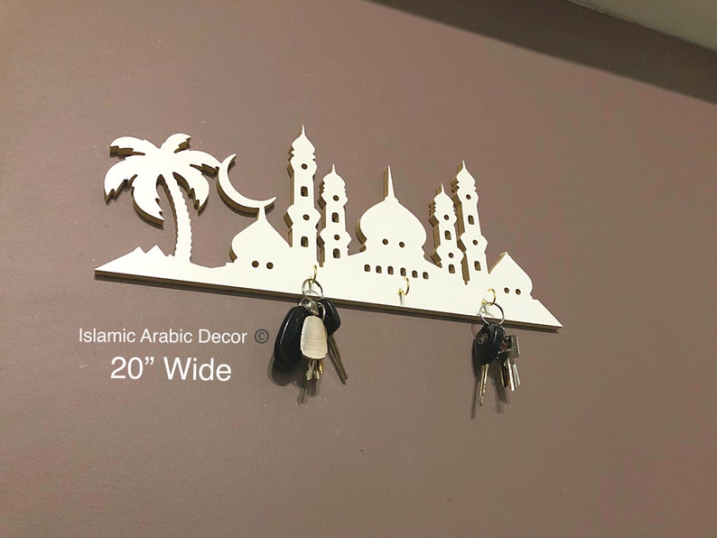 Islamic Keyholder, Arabic Wall Art, Handmade Home Decor - Etsy