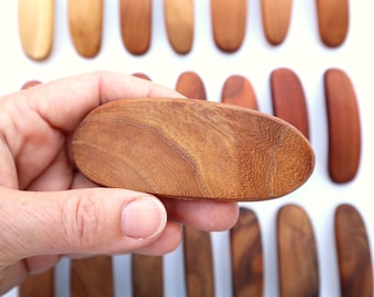 Handmade Wooden Hair Clip: Elegant Wood Barrette