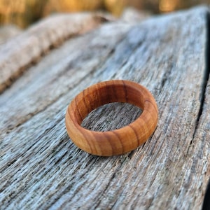 Wood Thumb Ring Etsy UK