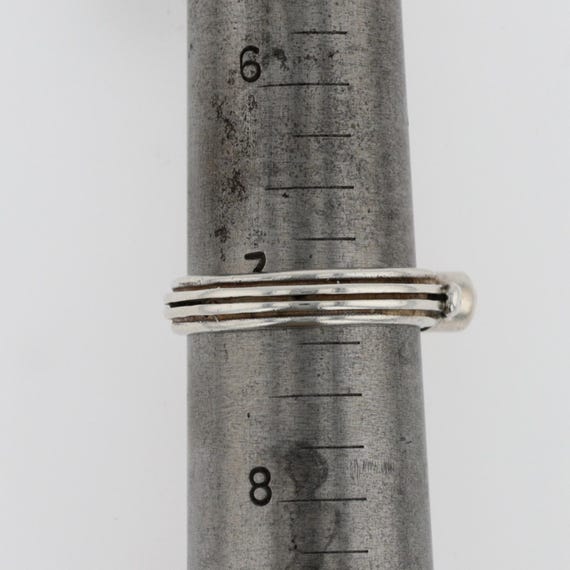 Vintage Stackable Navajo Ring 925 Sterling Silver… - image 8