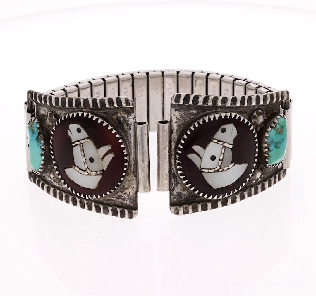 Vintage Zuni I. Isabel Simplicio Old Pawn 925 Sterling Silver