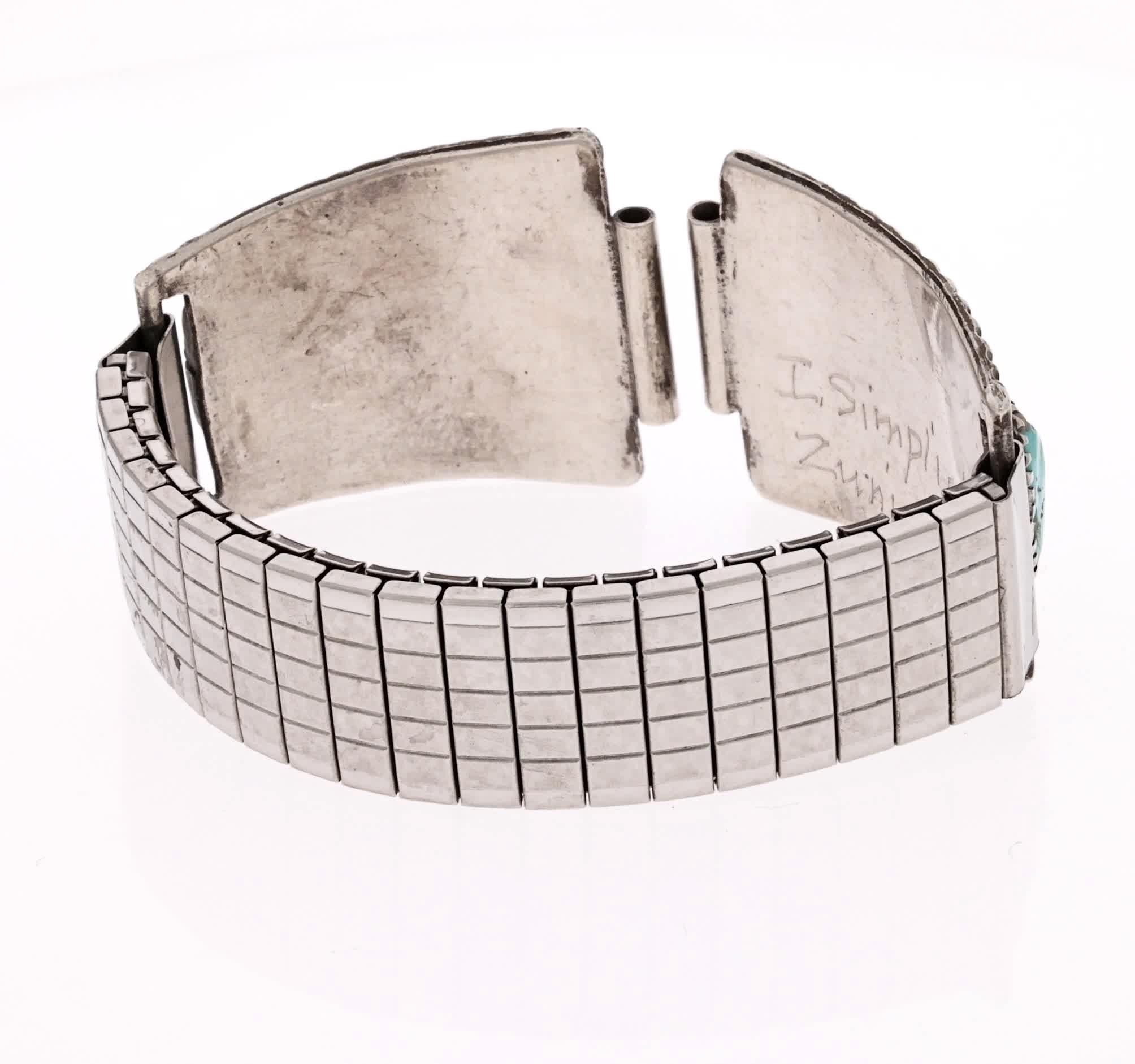 Vintage Zuni I. Isabel Simplicio Old Pawn 925 Sterling Silver