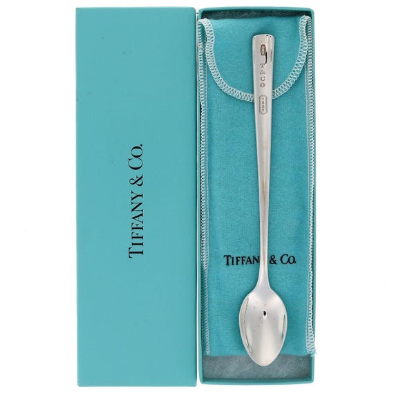 Sterling Silver Tiffany & Co 925 1837 Infant Baby Feeding Spoon