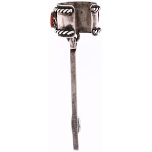 Vintage Zuni Earring Ear Cuff Turquoise 925 Sterling Silver Native American Old Pawn