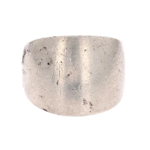 Vintage Mexico Ring 925 Sterling Silver Wide Band Handcrafted Taxco Mexican Jewelry Size 7 1/4