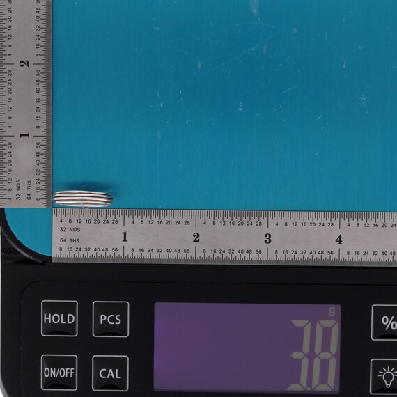 Vintage Stackable Navajo Ring 925 Sterling Silver… - image 7