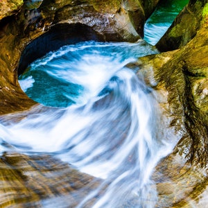 Devils Bathtub | Hocking Hills | Blue Water | Blue Water Wall Art | Water Wall Art | Limited Edition Prints | Limited Edition Art Prints
