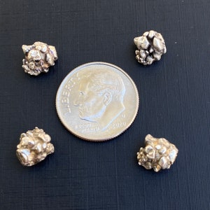 Silver Nugget. Sterling silver casting